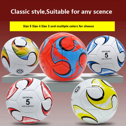 High-Quality PVC Football for Outdoor Training - 5 Sizes