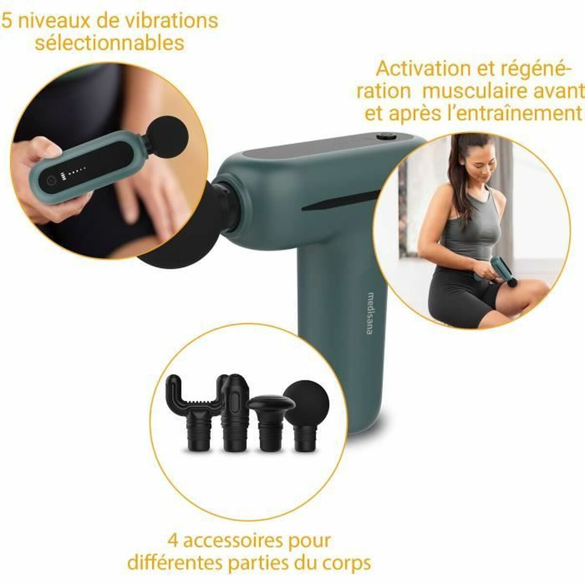 Medisana Massage Gun For Relaxation And Muscle Recovery Medisana Mg 200