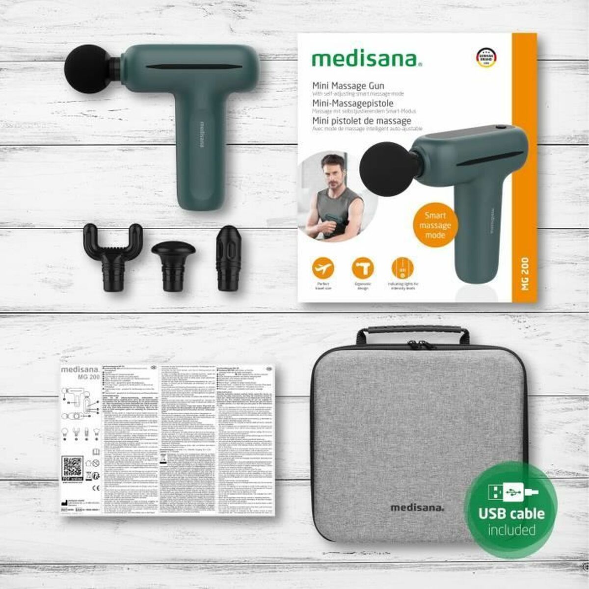 Medisana Massage Gun For Relaxation And Muscle Recovery Medisana Mg 200