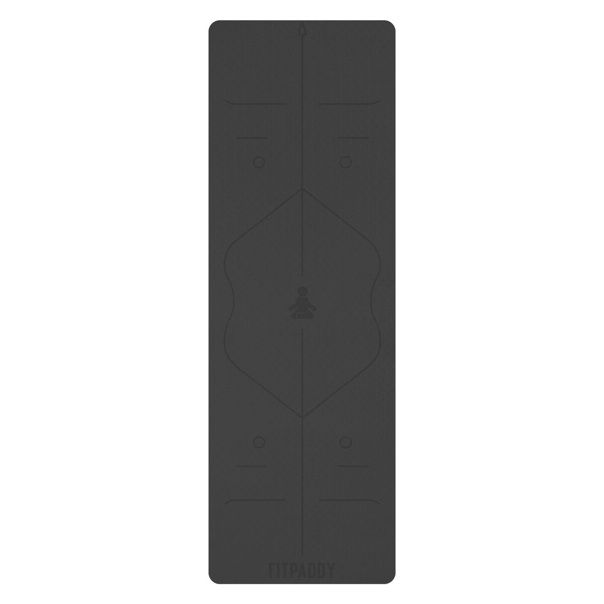 Fitpaddy Yoga Mat Fitpaddy Black