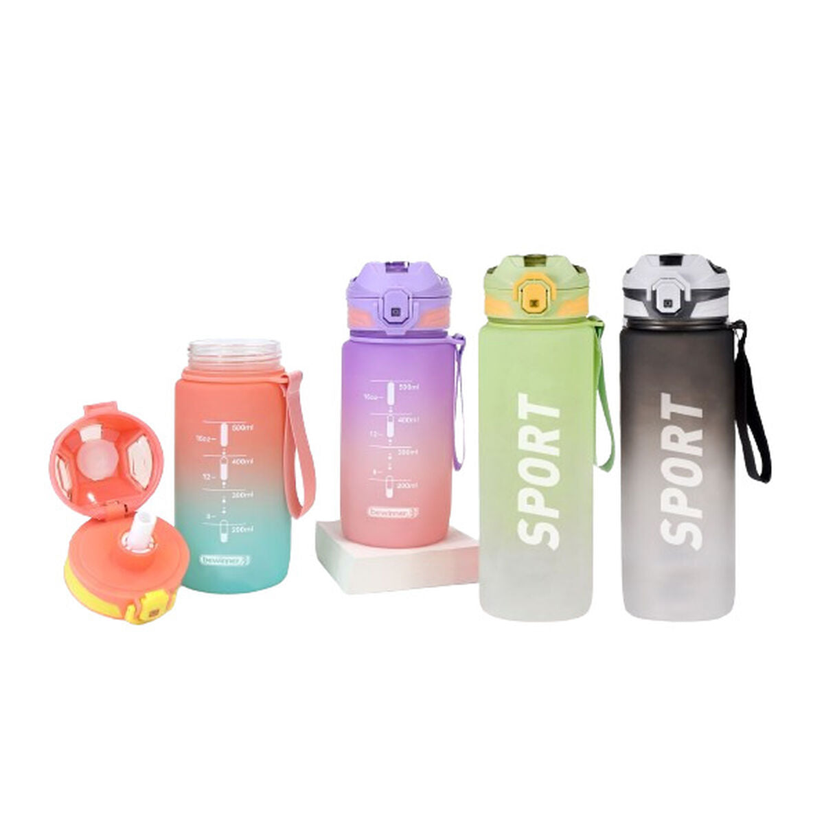 Bewinner Water Bottle Bewinner Multicolour 800 Ml 0,8 L 7,5 X 24,5 Cm