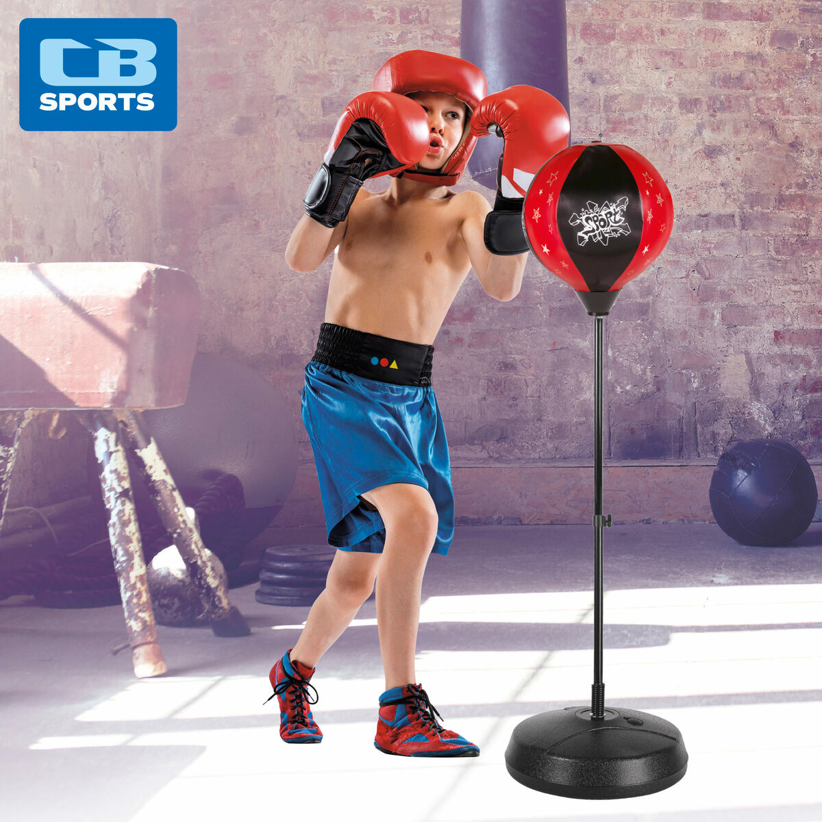 Colorbaby Children's Inflatable Boxing Punchbag With Stand Colorbaby