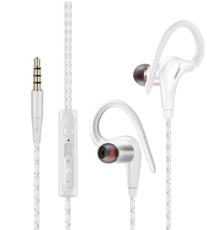 Universal In-Ear Sports Headphones with Microphone